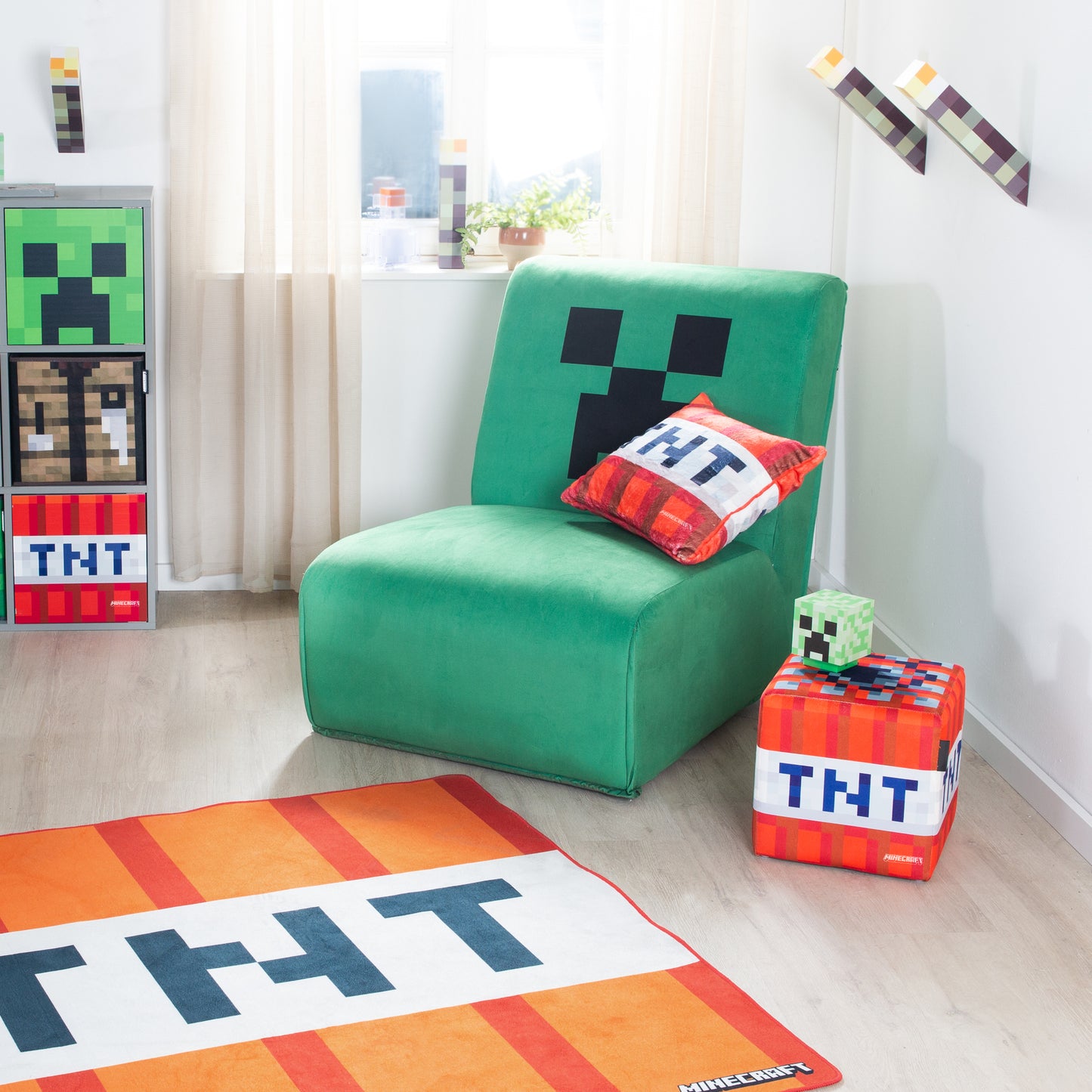 MINECRAFT - LED-Fackel, Torch, Nachtlicht, Wandlampe, dekorative Lichter im Minecraft Design