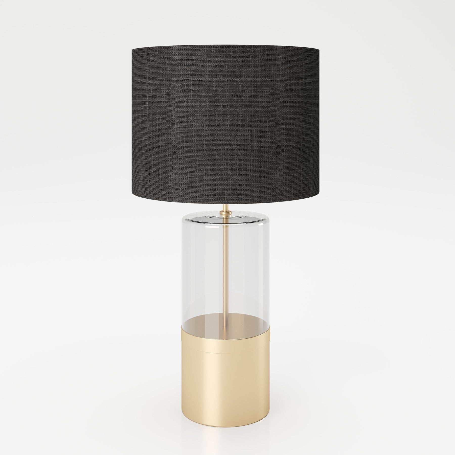 Retro-Design– Tischlampe PLAYBOY einrichten-24 LAMPE, DESIGNER mit Gold, Glassockel,